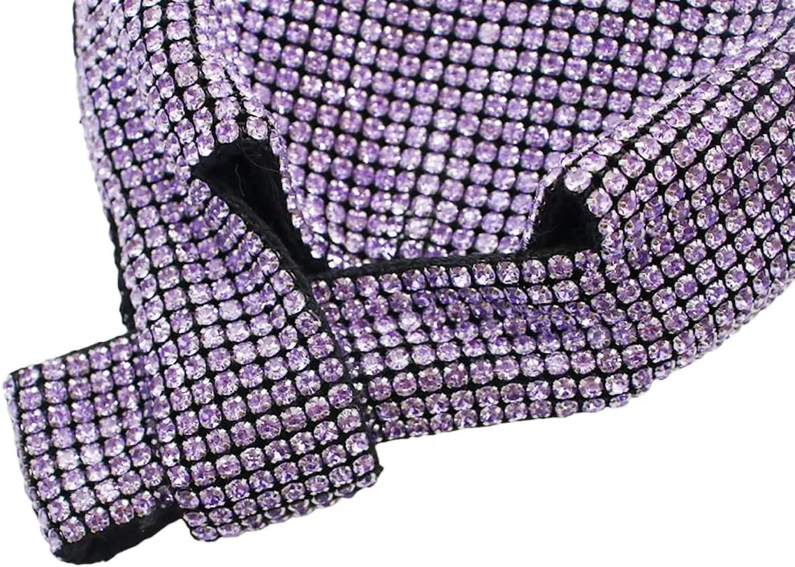 UMREN Rhinestones Clutch Purse for Women - Sparkly Rhinestones Pouch Evening Handbag Crystal Clutch Diamond Crossbody Bag