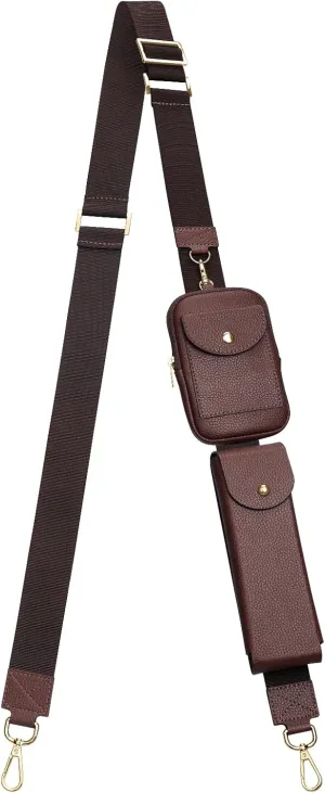 Unaone Crossbody Purse Strap - Wide Shoulder Strap Replacement Adjustable Crossbody Bag Straps with Purse