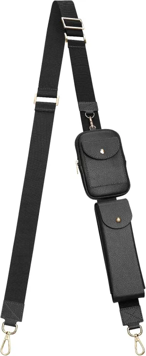 Unaone Crossbody Purse Strap - Wide Shoulder Strap Replacement Adjustable Crossbody Bag Straps with Purse