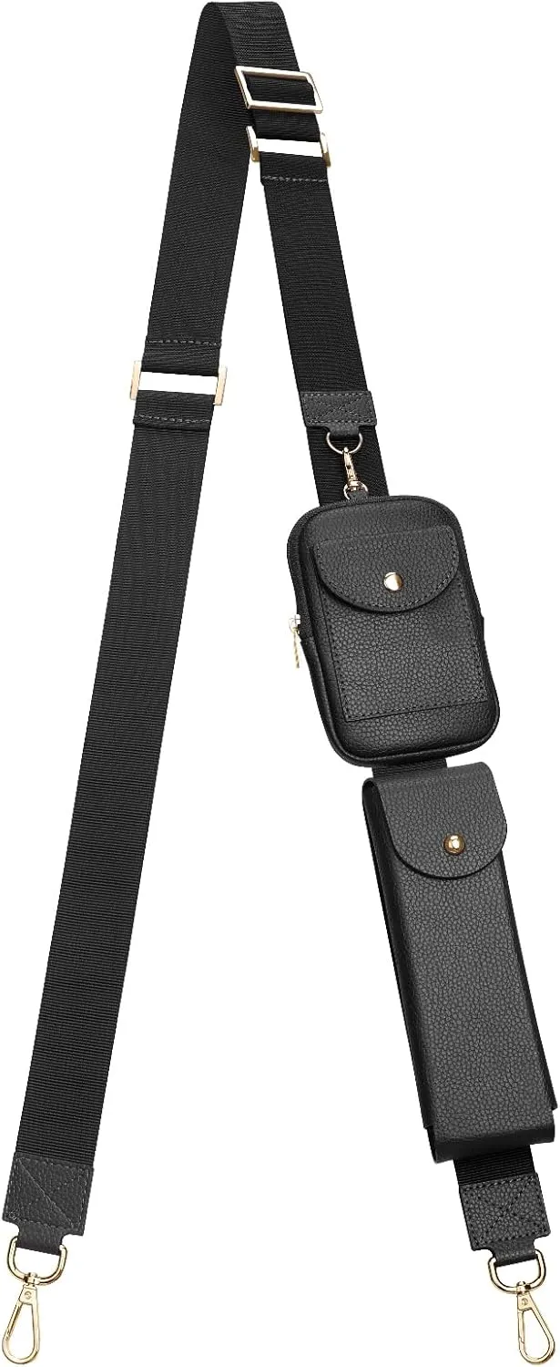 Unaone Crossbody Purse Strap - Wide Shoulder Strap Replacement Adjustable Crossbody Bag Straps with Purse