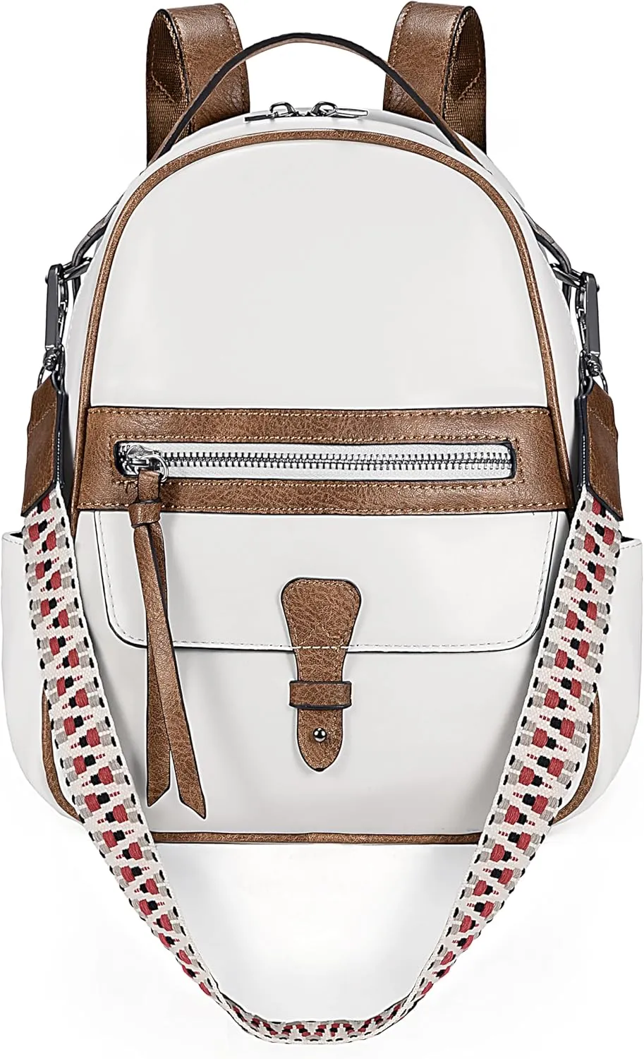 Uromee PU Leather Mini Backpack Purse for Women Fashion Multipurpose Design Handbag Ladies Shoulder Bags Travel Backpack