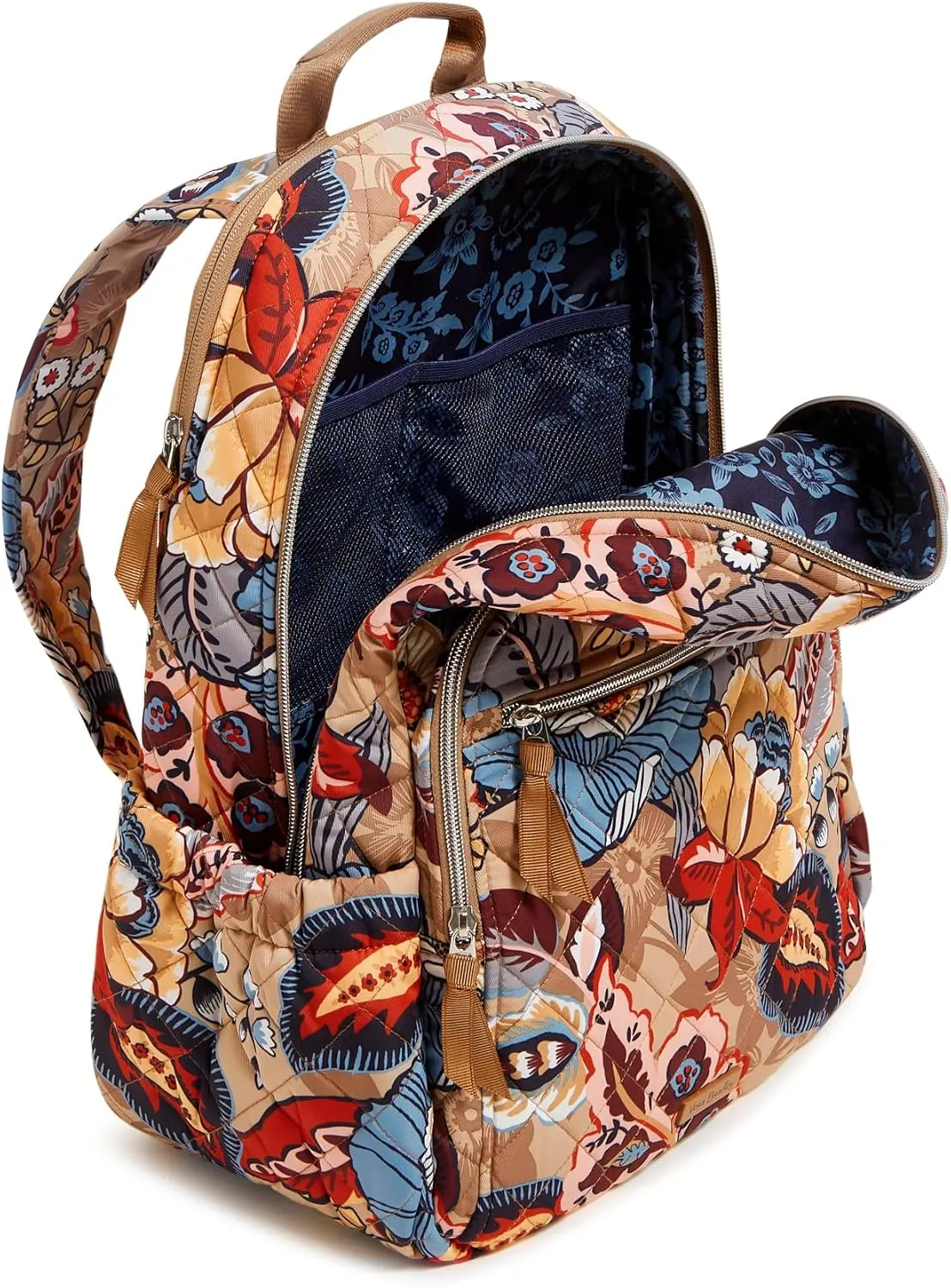 Vera Bradley Performance Twill Campus Backpack, Botanical Beauty