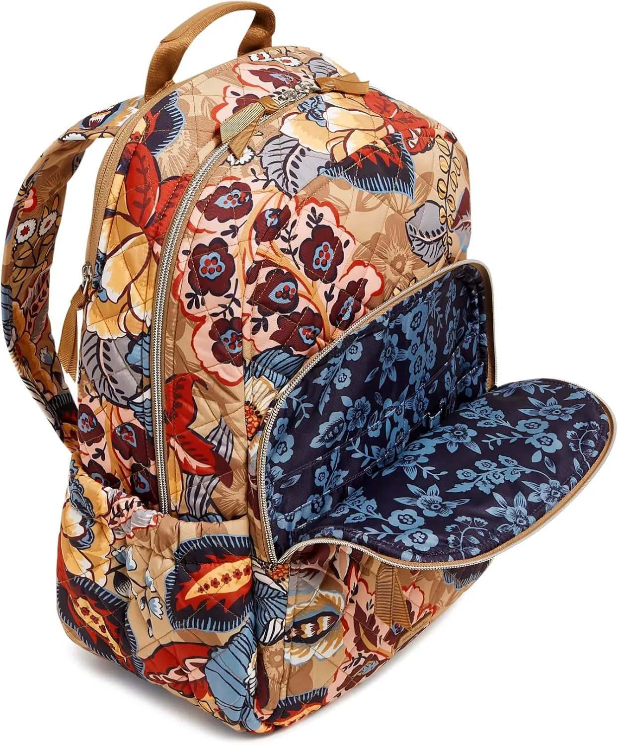 Vera Bradley Performance Twill Campus Backpack, Botanical Beauty