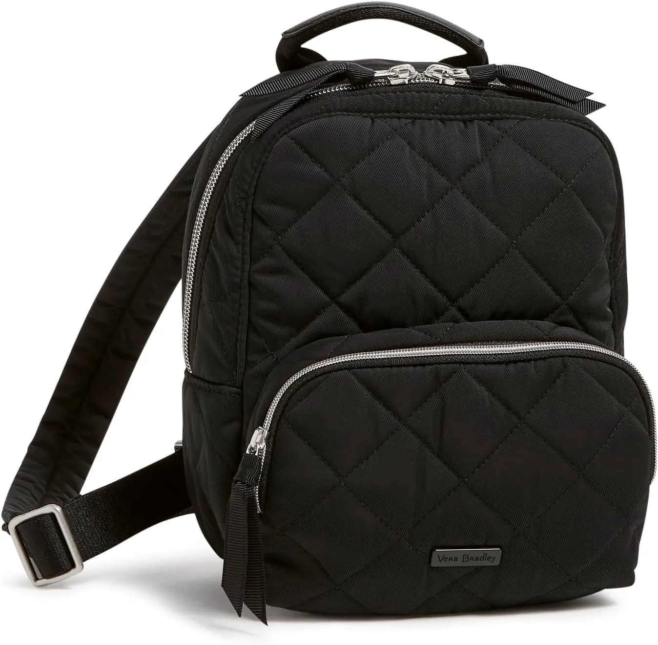 Vera Bradley Performance Twill Mini Backpack, True Black