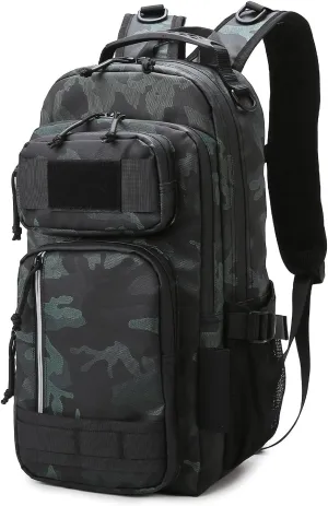 Versatile Fishing Backpack with Rod Holder and Adjustable Straps