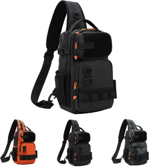 Versatile Fishing Backpack with Rod Holder and Adjustable Straps