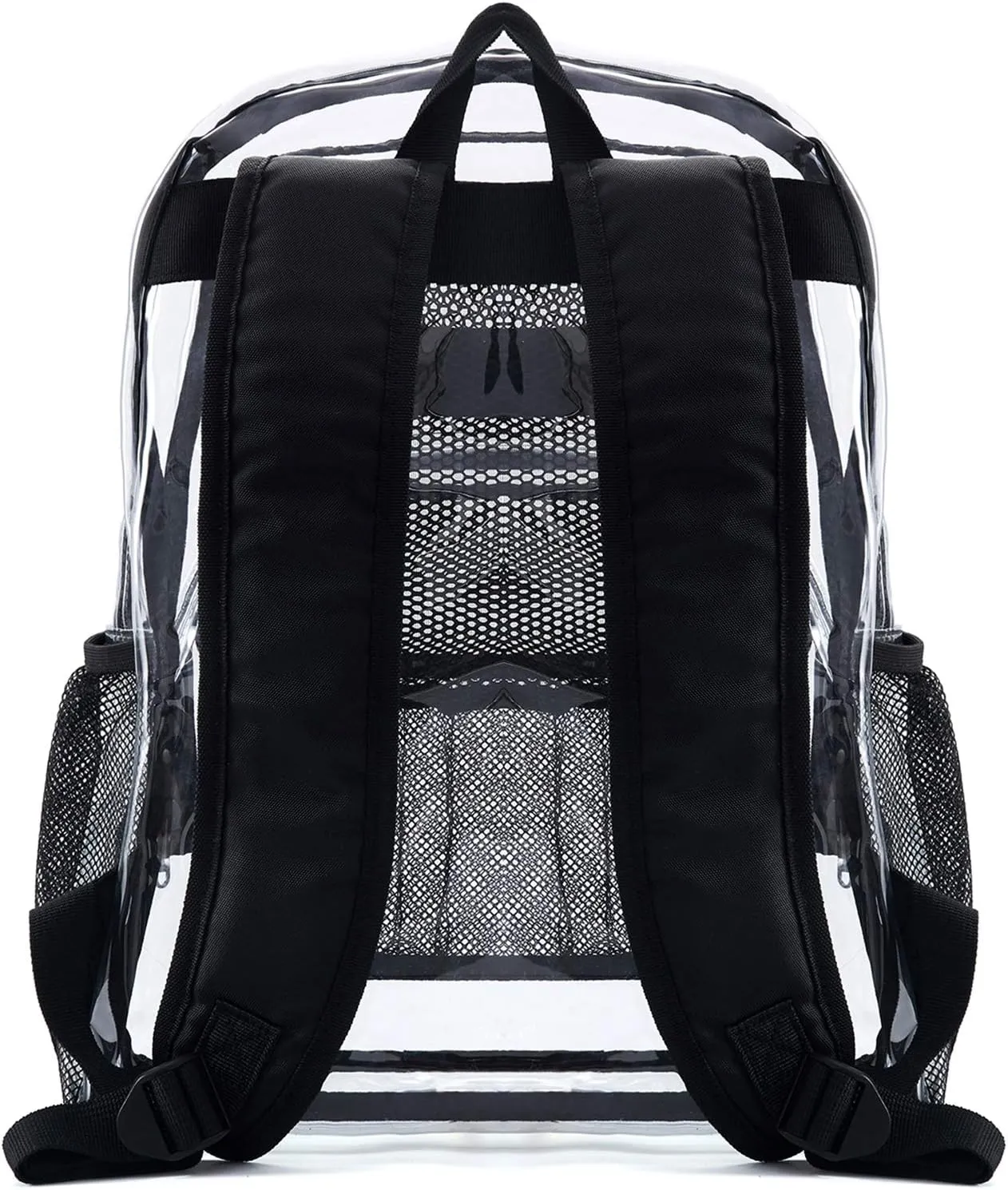 Vorspack Clear Backpack - Heavy Duty PVC Transparent See Through Backpack for College & Workplace