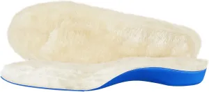 V.Step Wool Insoles with Arch Support, Comfortable Sheepskin Shoe Inserts Shearling Replacement for Women Men Boots Cozy