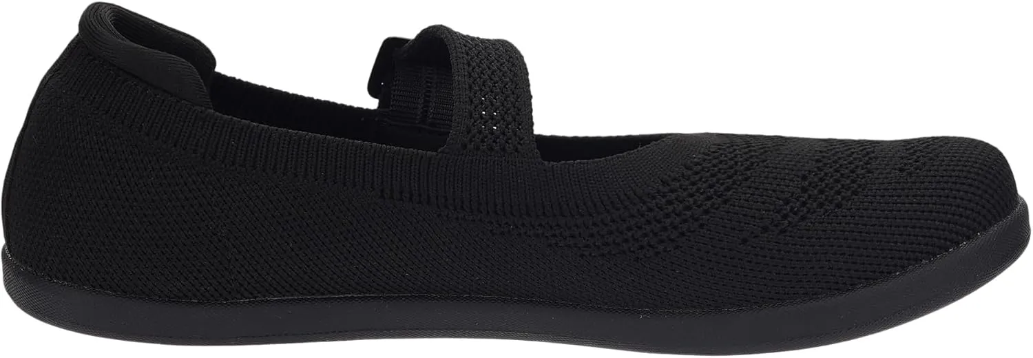 WHITIN Women's Barefoot Mary Jane Flats   Wide Toe Box   Zero Drop Sole   Adjustable Straps