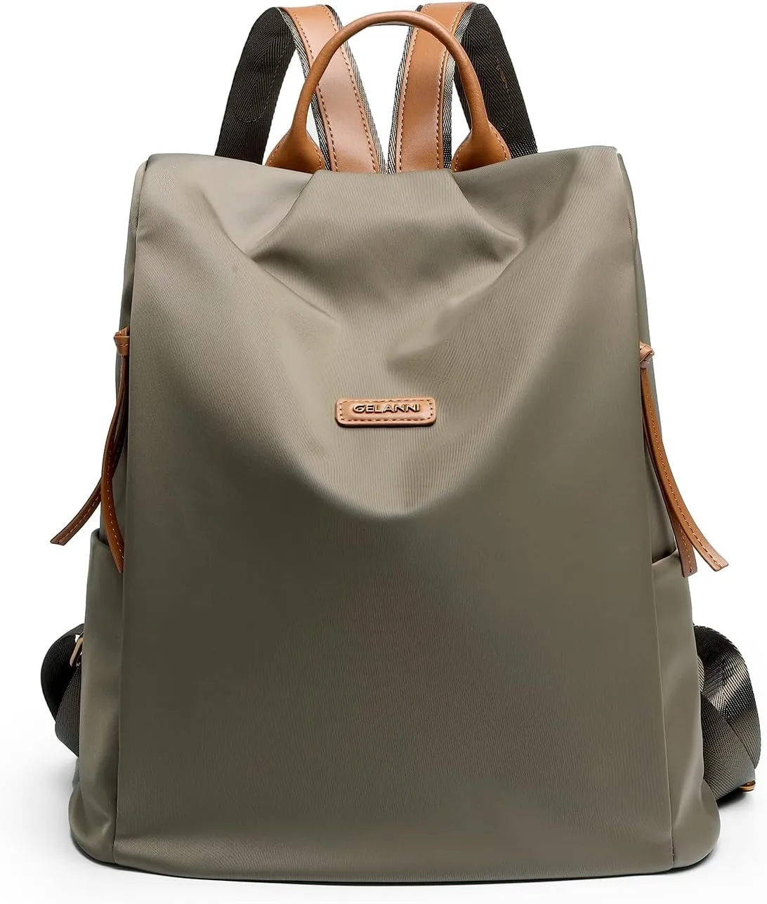 Women's Backpack Purse Nylon Anti-theft Water Resistant Lightweight Small Shoulder Bags for Travle Cute Fashion Computer Bag for Work Daily Laptop Backpack Ladies Army Green