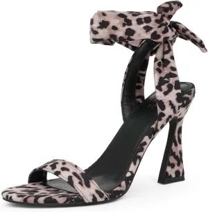 Women's Black Gladiator Stiletto Heeled Sandals