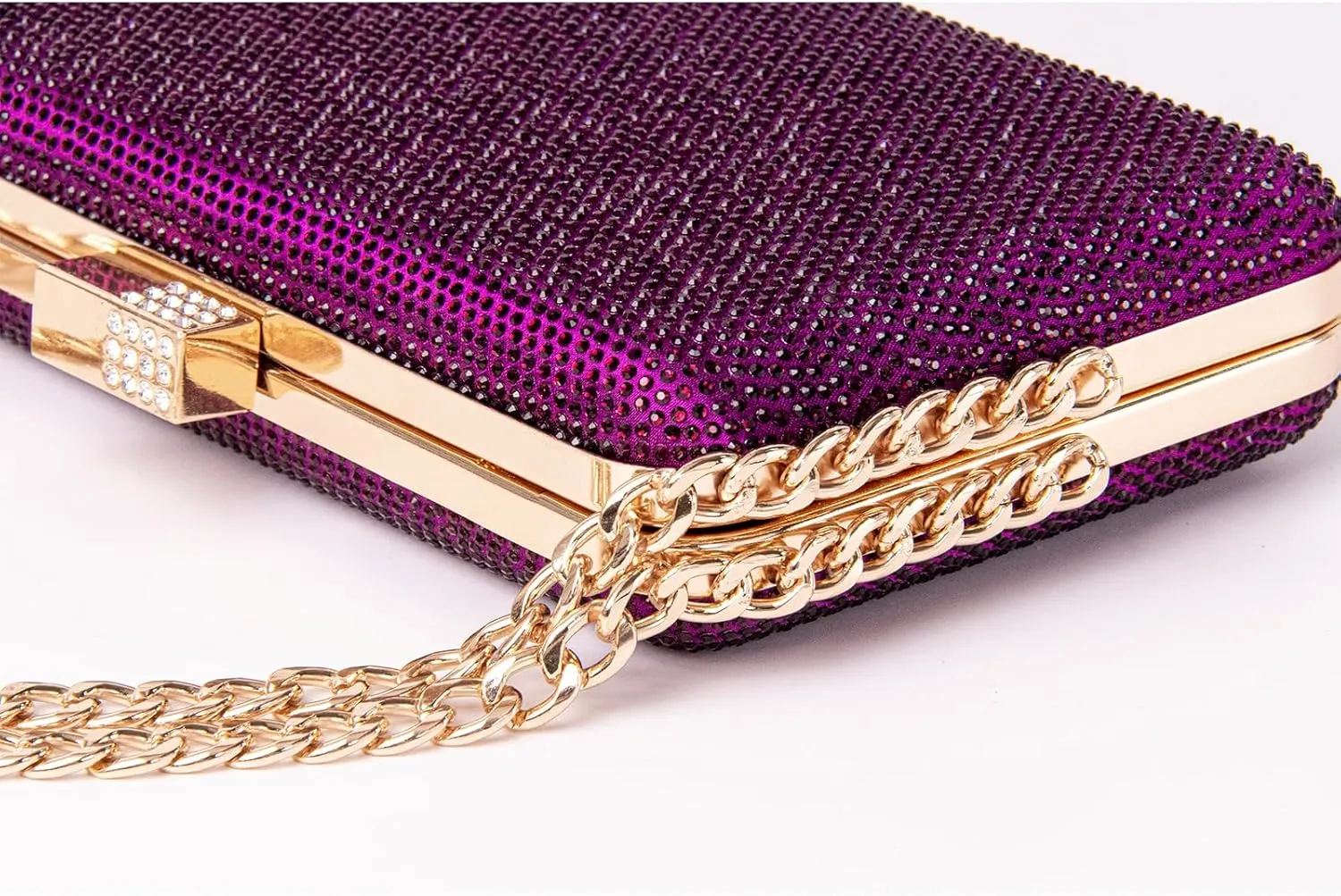 Women's Rhinestone Clutch Evening Bags Sparkly Glitter Formal Handbags