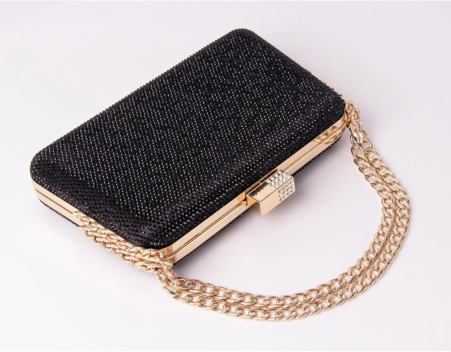 Women's Rhinestone Clutch Evening Bags Sparkly Glitter Formal Handbags