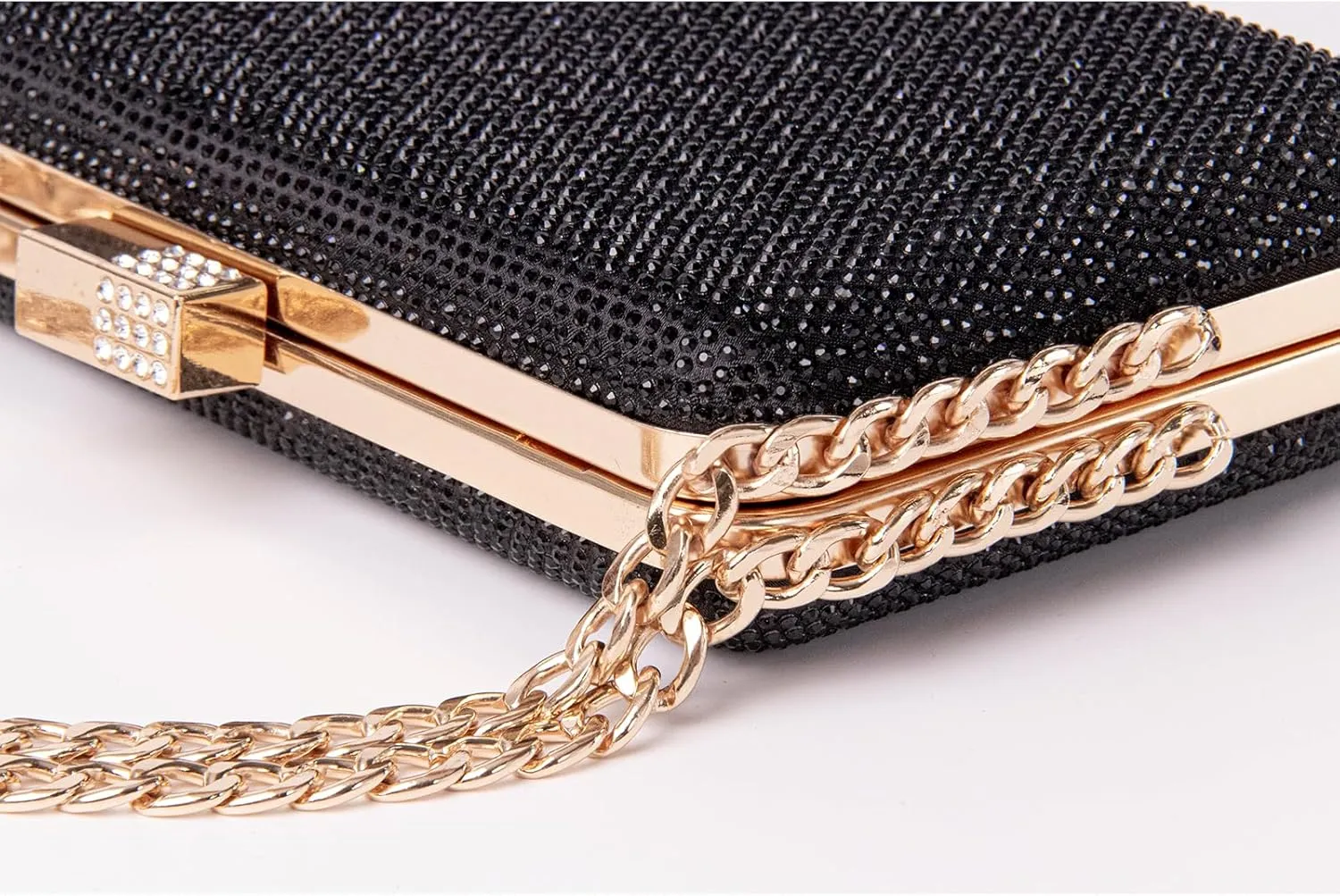 Women's Rhinestone Clutch Evening Bags Sparkly Glitter Formal Handbags