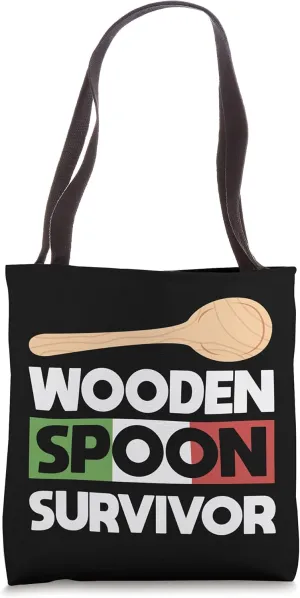 Wooden Spoon Survivor - Italian Tote Bag