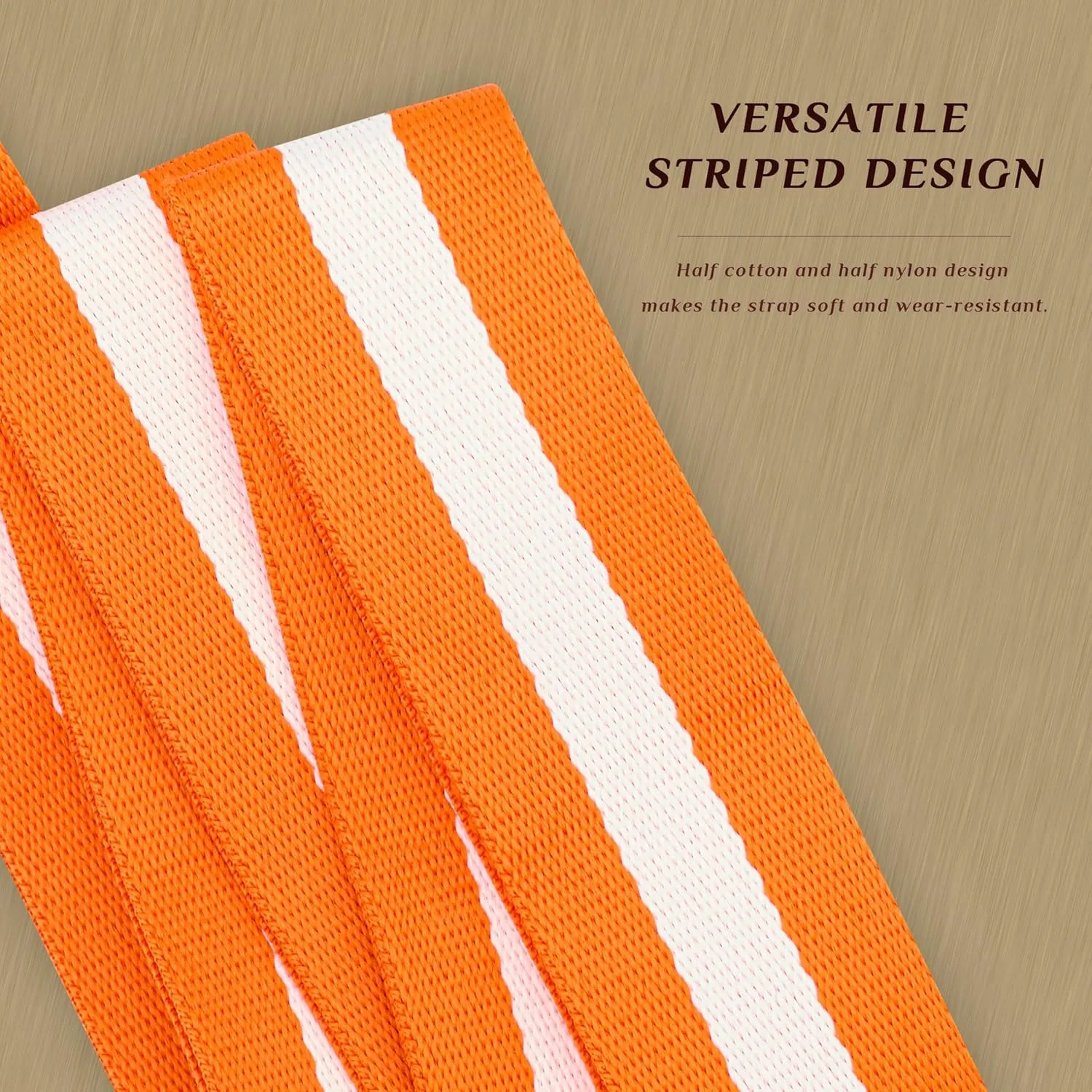 Woven Stripe Purse Straps,Replacement Crossbody Wide Shoulder Adjustable Strap for Bag Handbags