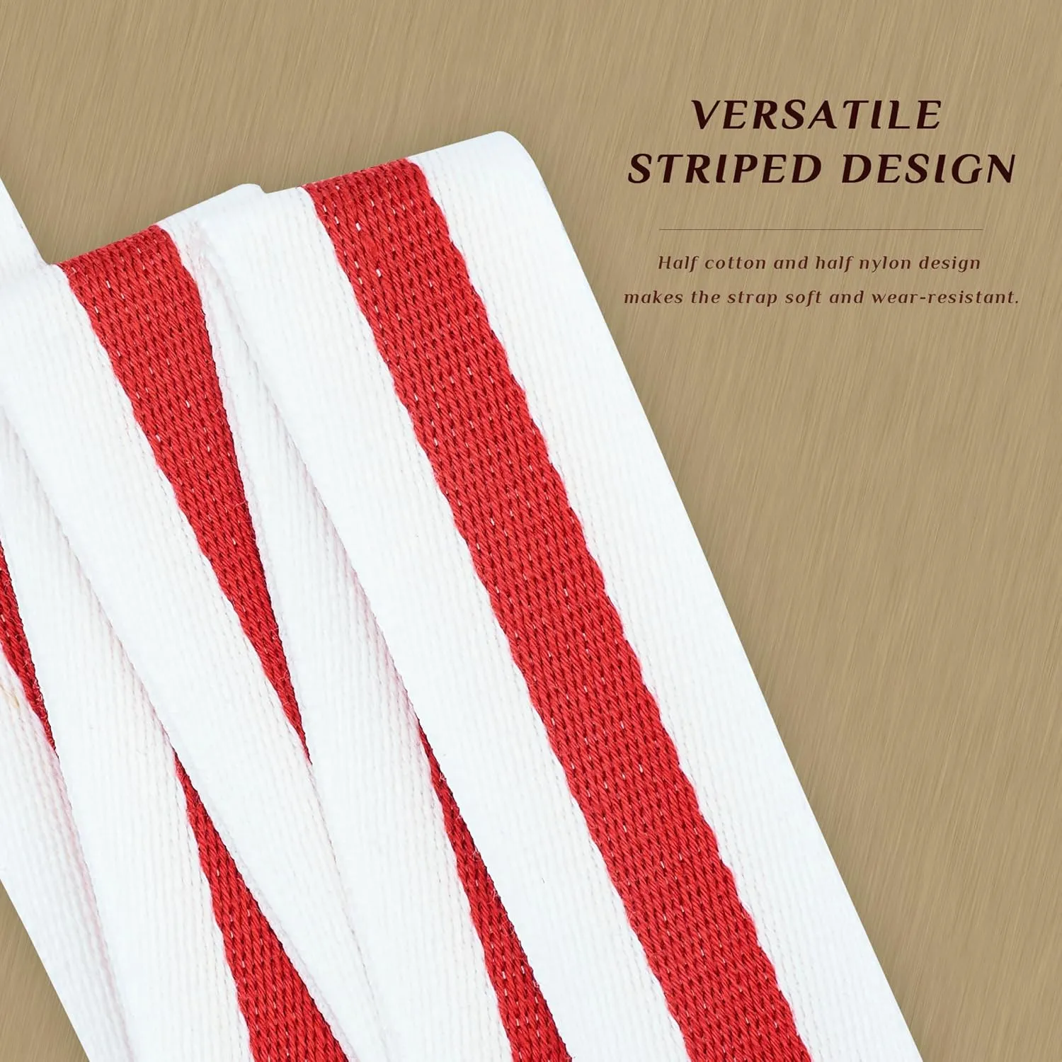 Woven Stripe Purse Straps,Replacement Crossbody Wide Shoulder Adjustable Strap for Bag Handbags