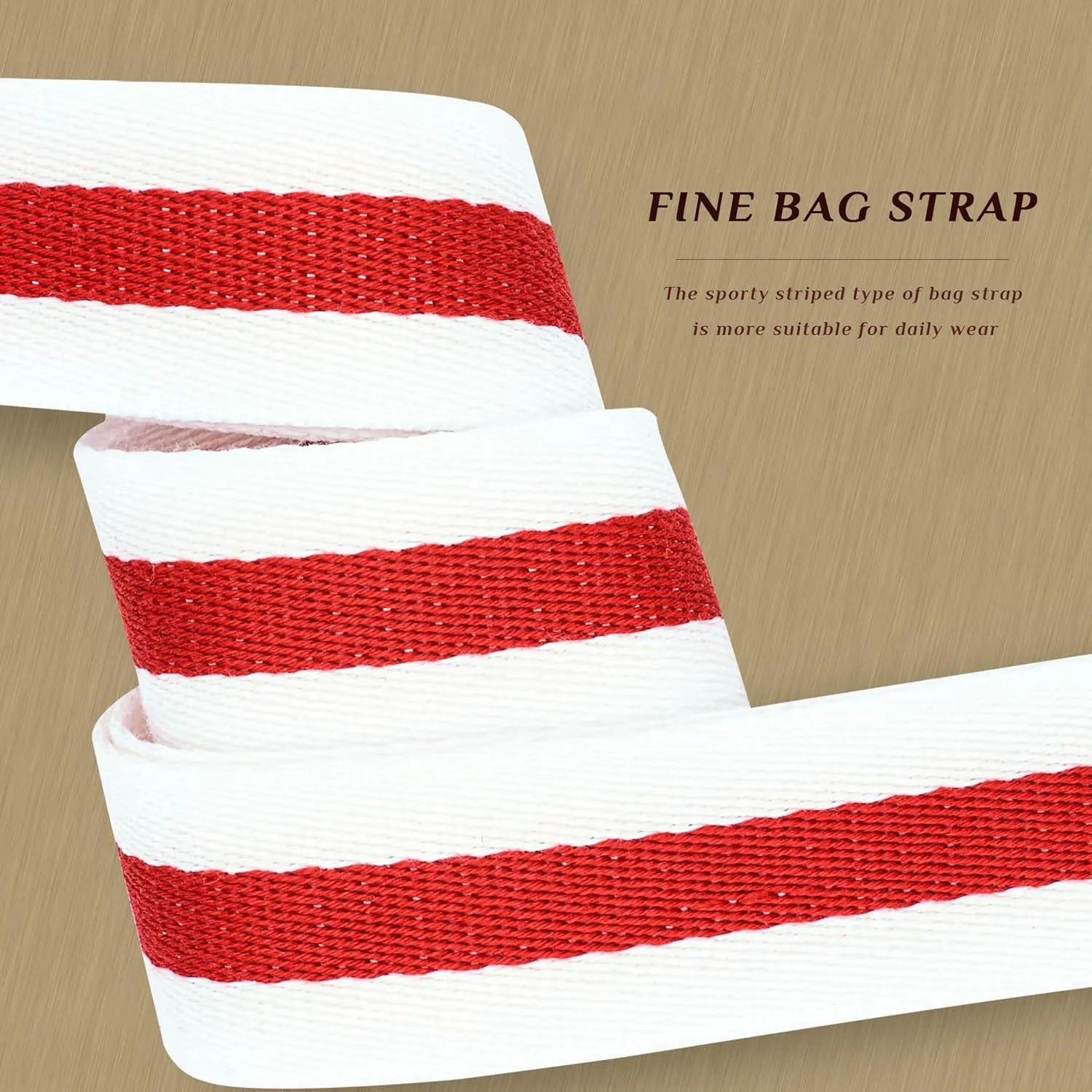 Woven Stripe Purse Straps,Replacement Crossbody Wide Shoulder Adjustable Strap for Bag Handbags