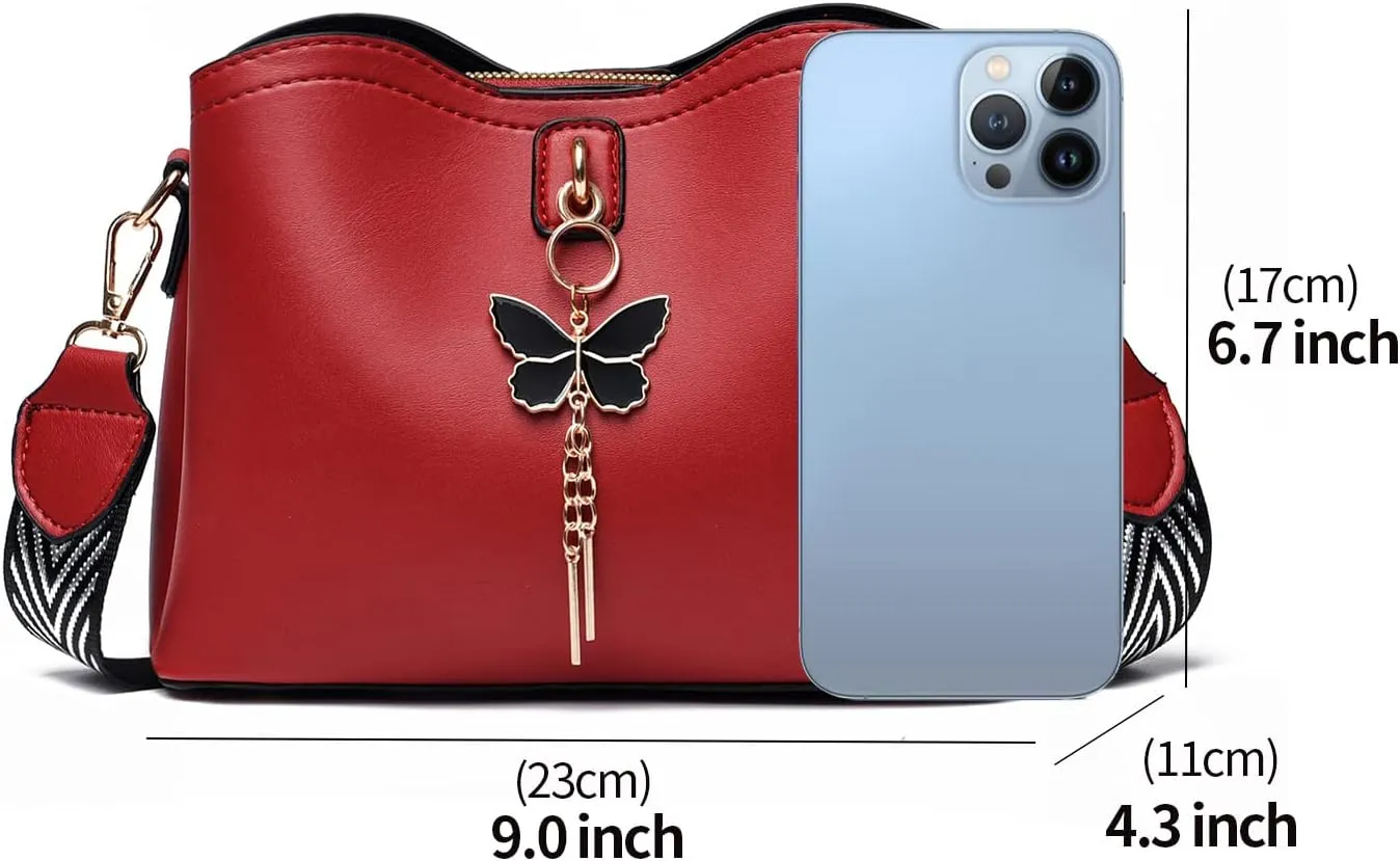 Xiaoyu Small Crossbody Bags for Women Fashion Purses for Teenage Girls Lightweight Handbags Shoulder Bag
