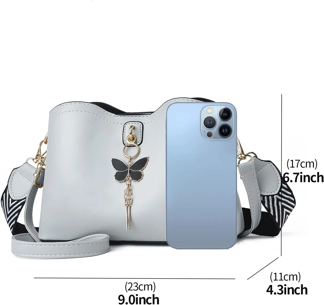 Xiaoyu Small Crossbody Bags for Women Fashion Purses for Teenage Girls Lightweight Handbags Shoulder Bag