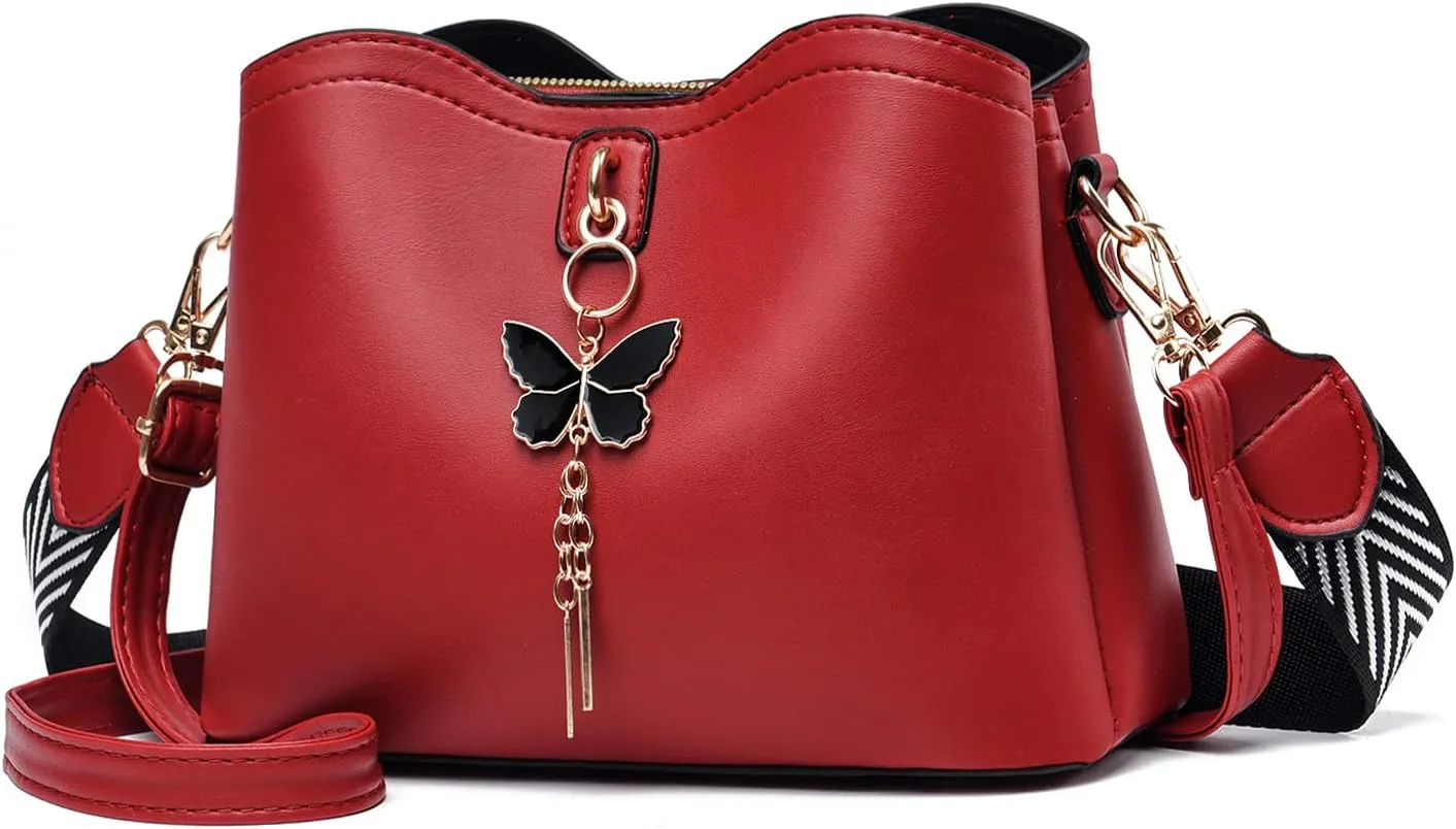 Xiaoyu Small Crossbody Bags for Women Fashion Purses for Teenage Girls Lightweight Handbags Shoulder Bag