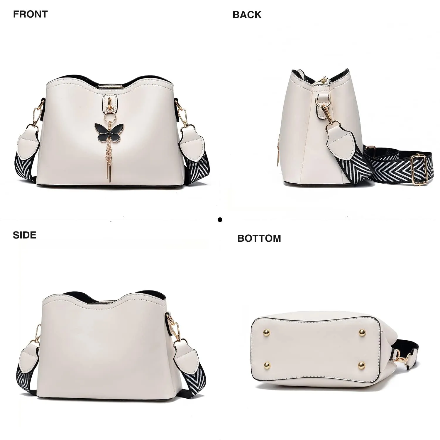 Xiaoyu Small Crossbody Bags for Women Fashion Purses for Teenage Girls Lightweight Handbags Shoulder Bag
