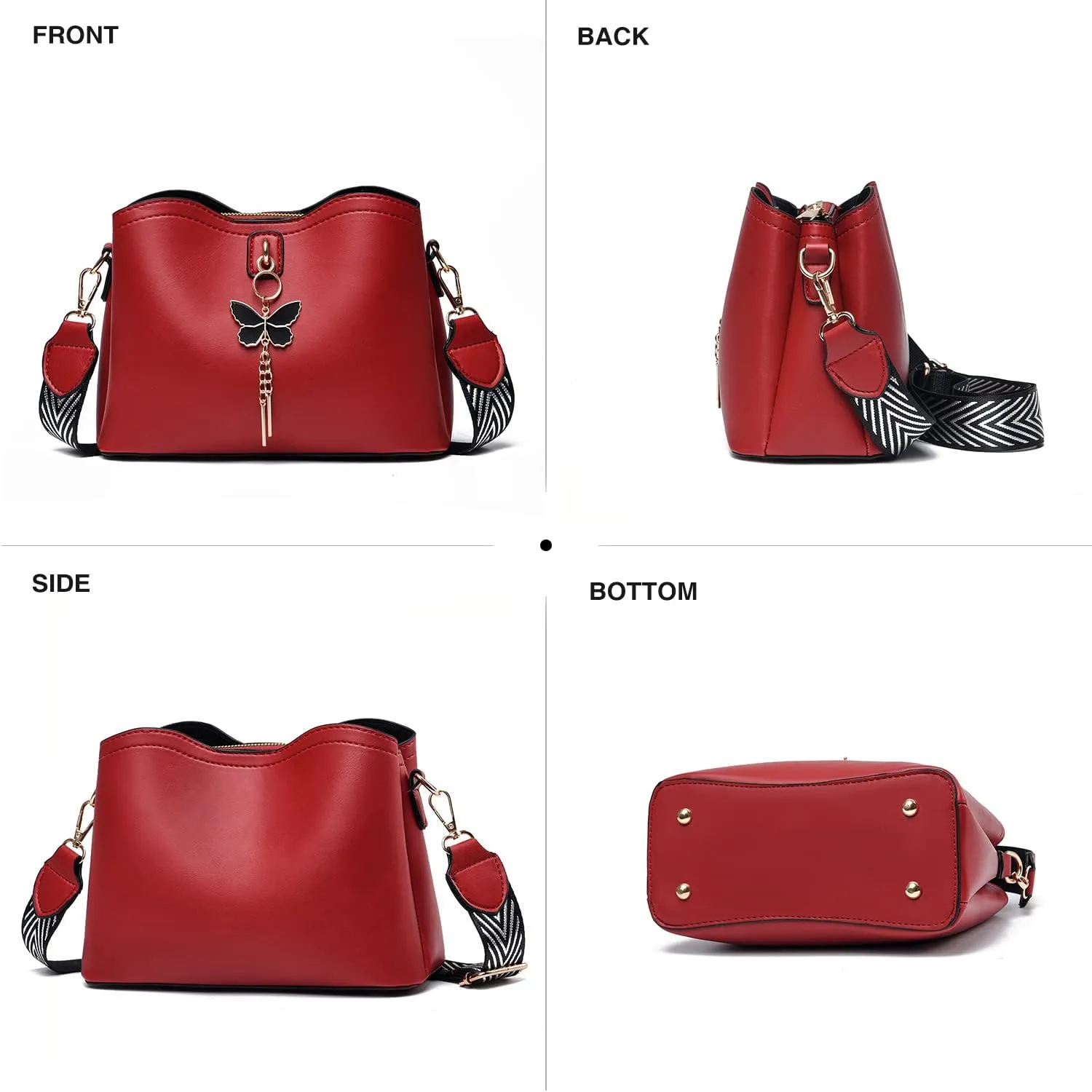 Xiaoyu Small Crossbody Bags for Women Fashion Purses for Teenage Girls Lightweight Handbags Shoulder Bag