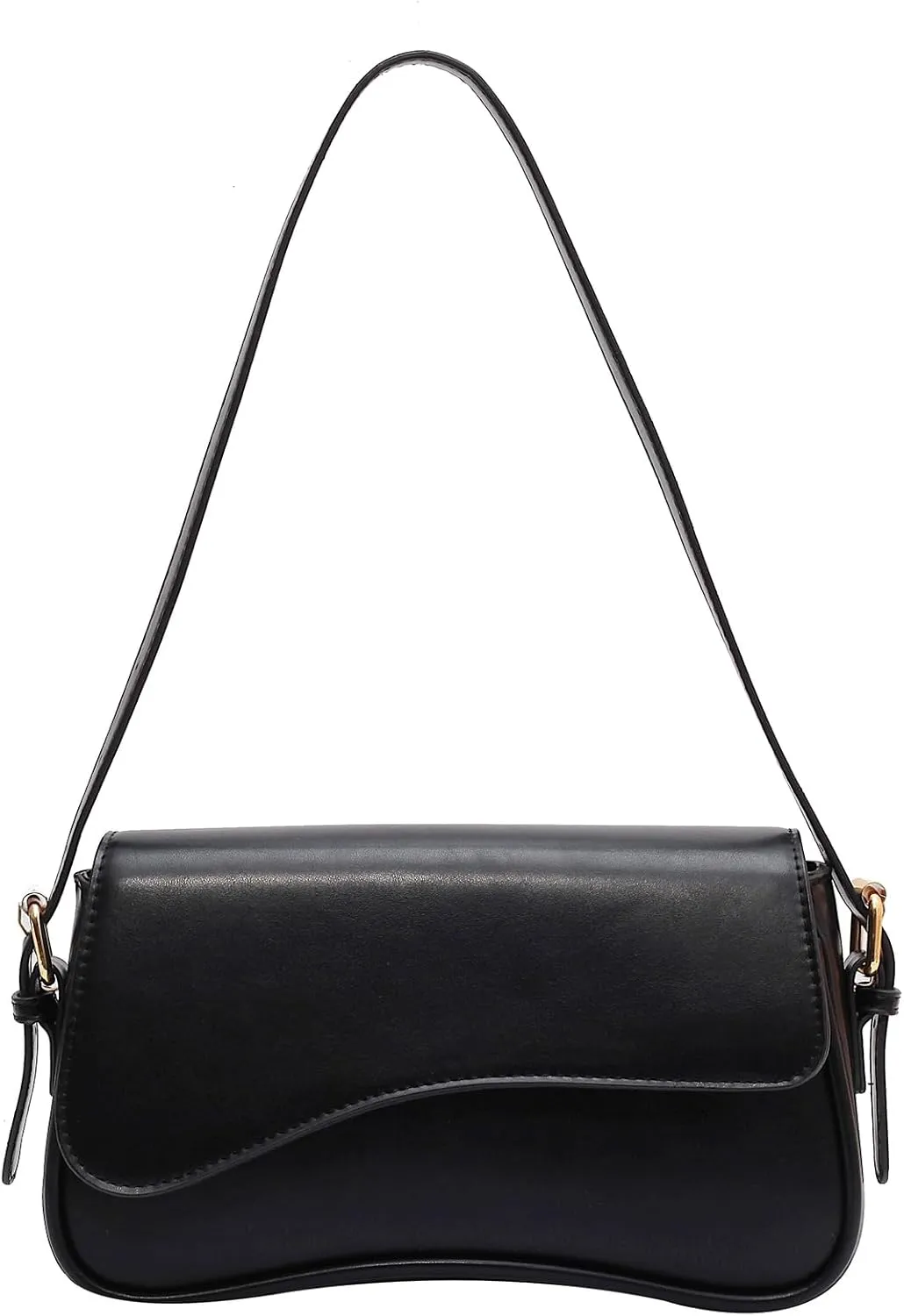 Y2K Retro Shoulder Bag for Women, Crossbody Clutch with 2 Removable Straps