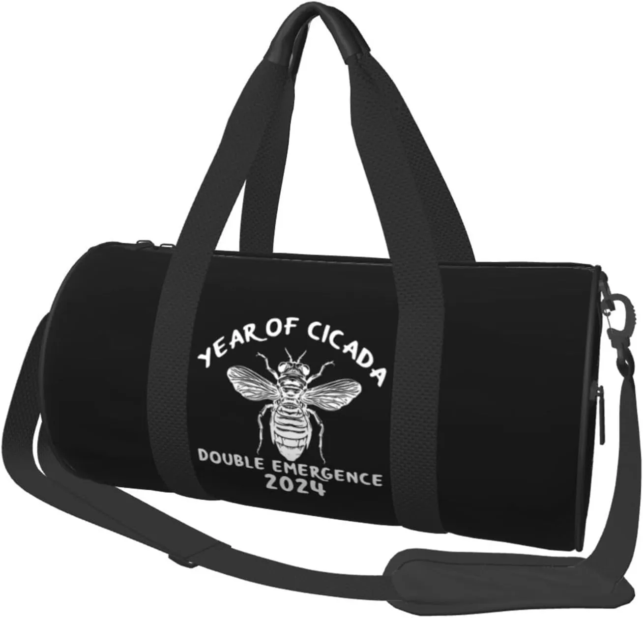 Year Of Cicada Double Emergence 2024 Cicada Invasion Duffel Bag Gym Bag Travel Sports Tote Large Foldable Beach Swim Yoga3