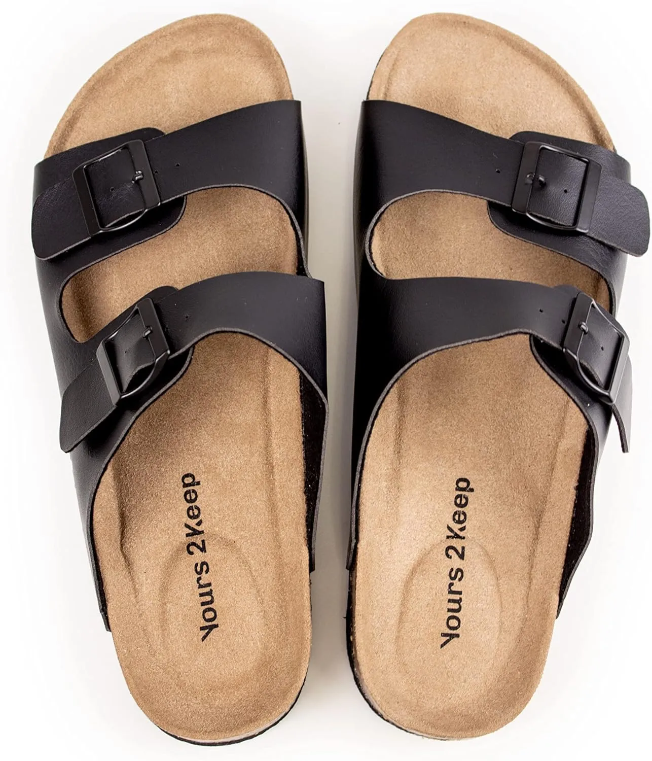 Yours 2 Keep Unisex Havana Sandal - Cork Footbed with 2 Adjustable Straps