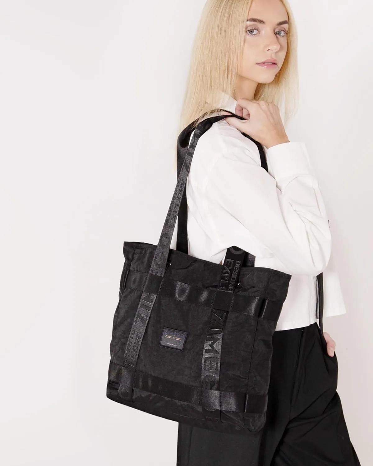 ZIMEGO Stylish Multi-Purpose Tote Bag – Versatile Travel Tote with Long and Short Handles for Men and Women